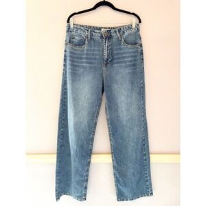 OAT Cloud Luxe Denim Straight Leg Medium Wash Jeans Size 10/30